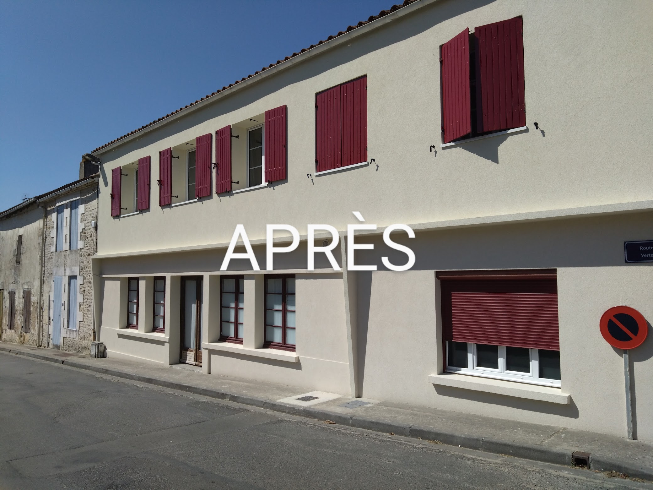 Chantier ITE terminé — façade rénovée — PPF Charente-Maritime